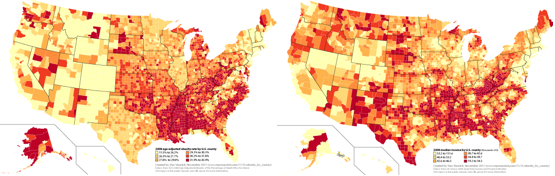 both maps