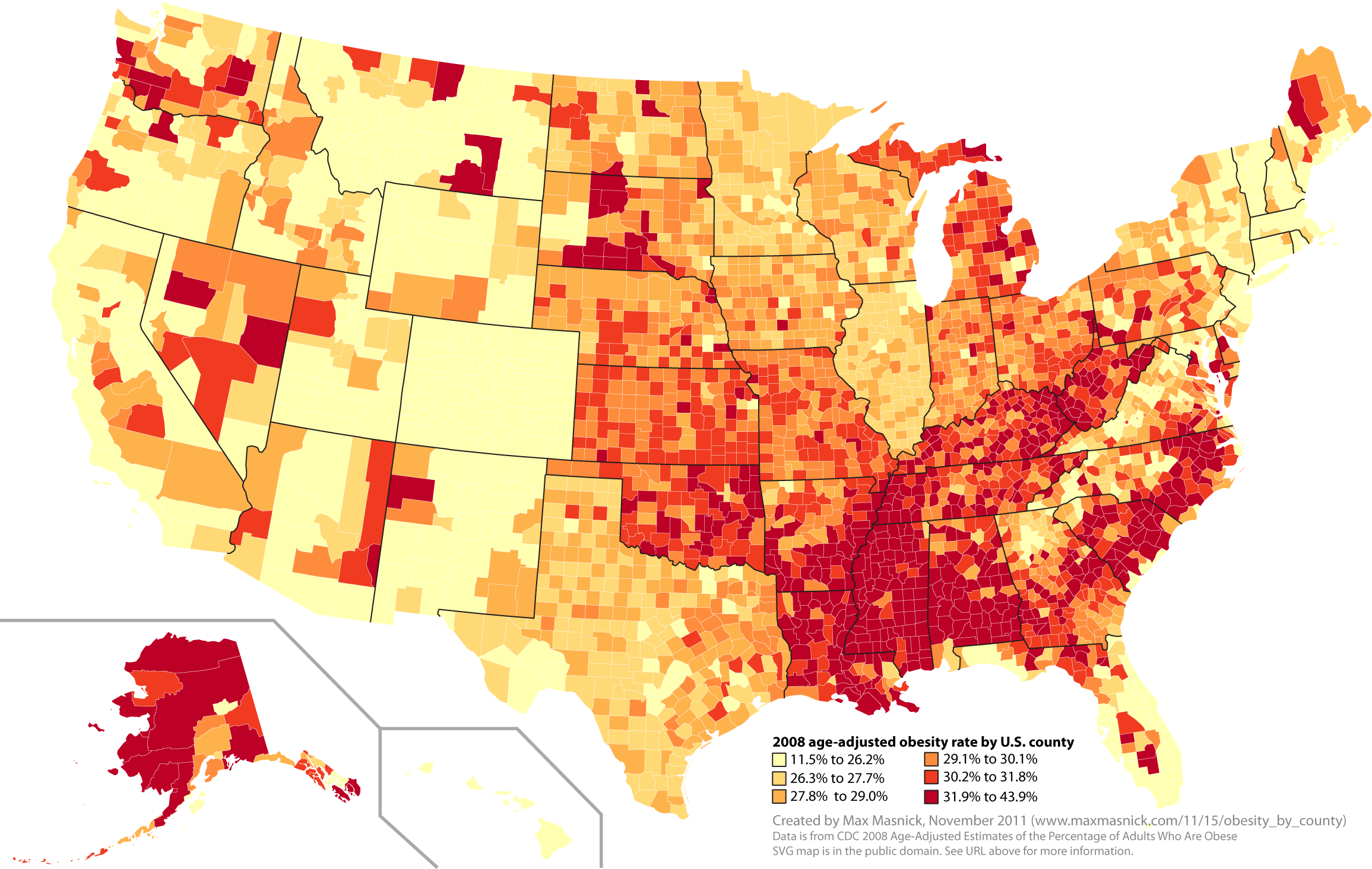 Adult Obesity Prevalence Maps, Overweight & Obesity